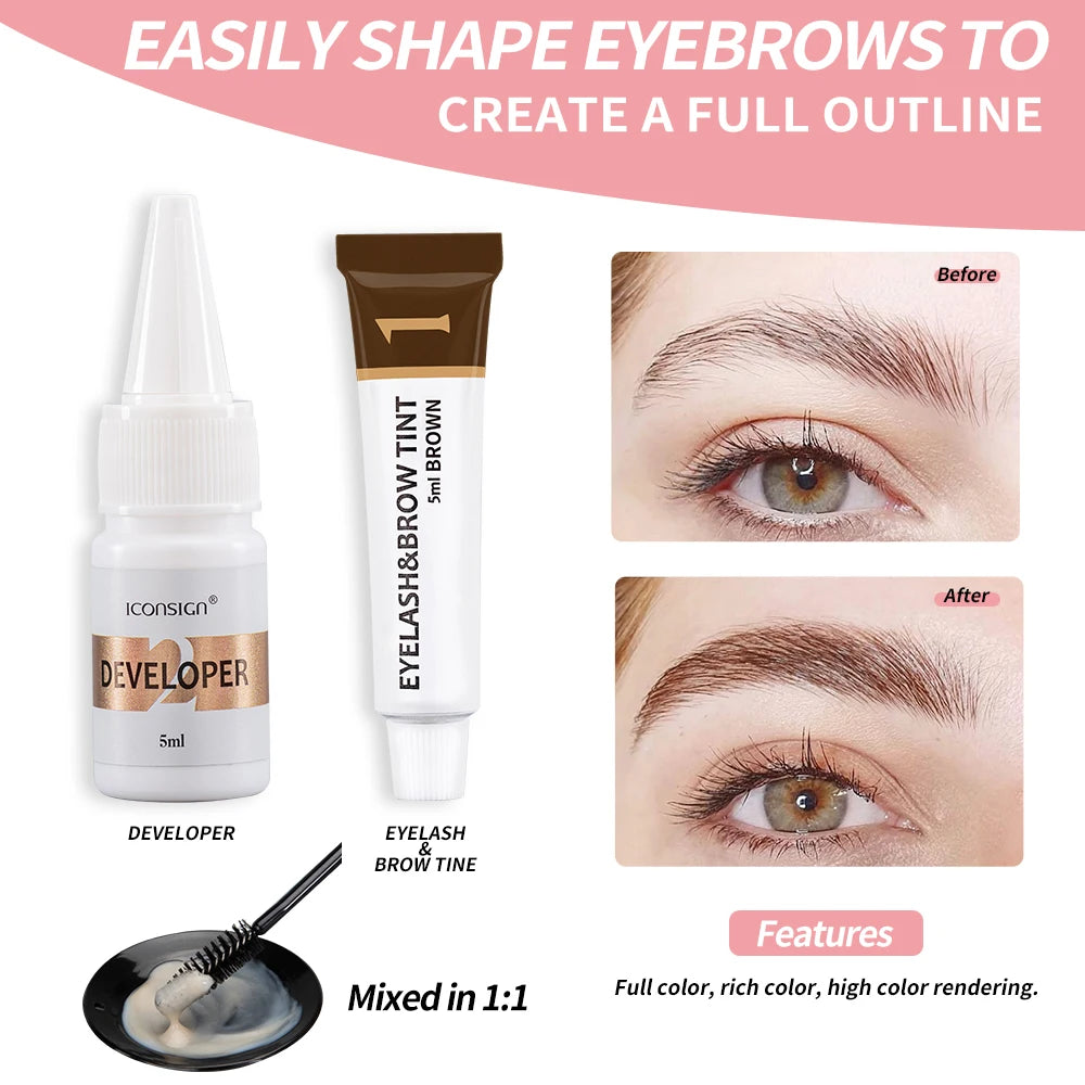Lash Lift and Tint Kit Professional Eyelash Lifting Tint Brow Lamination Dye Eye Makeup Tools